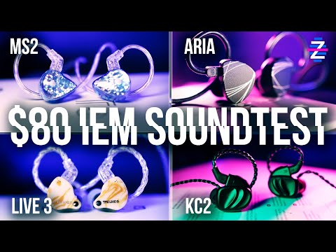 Hidizs MS2 Soundtest vs TFZ Live 3, BQEYZ KC2, Aria, CKX - $80 Hybrid Battle!