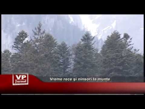 Vreme rece şi ninsori la munte