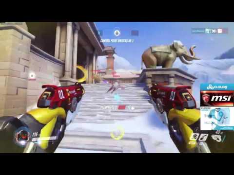 Overwatch C9 Surefour Playing Sick Game As Tracer With 46 Elims