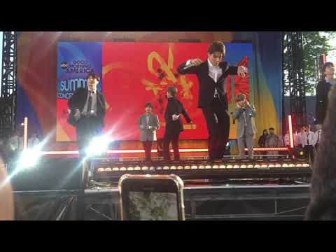 190515 Fire Soundcheck @ BTS 방탄소년단 on Good Morning America Fancam
