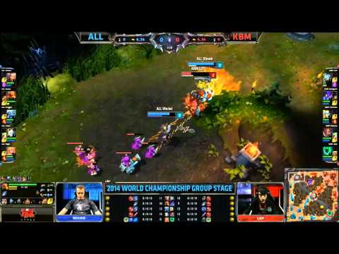 Alliance Firstblood Wickd/Shook - ALL vs KBM (S4 Worlds)
