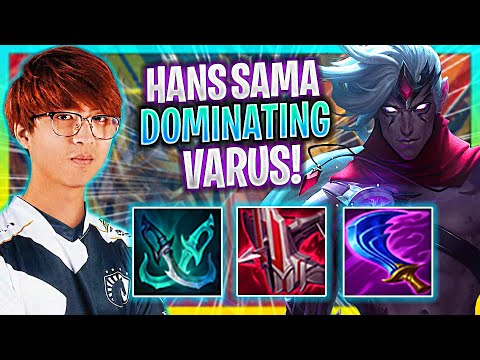 HANS SAMA DOMINATING WITH VARUS! | G2 Hans Sama Plays Varus ADC vs Caitlyn! | Preseason 2023