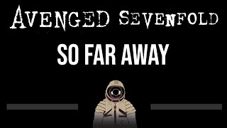 Avenged Sevenfold • So Far Away (With Backing Vocals) (CC) 🎤 [Karaoke] [Instrumental]