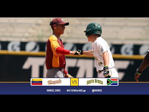 Highlights: 🇻🇪 Venezuela vs South Africa 🇿🇦 - WBSC U-15 Baseball World Cup - Opening Round