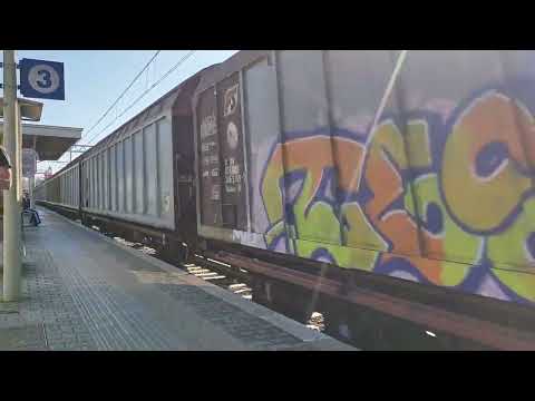 e652 in transito alla stazione di Monterotondo