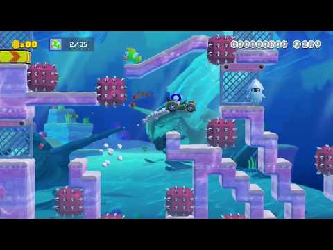 full automatic water level by unäD 🍄 Super Mario Maker 2 🍄 No Commentary　⚿aav