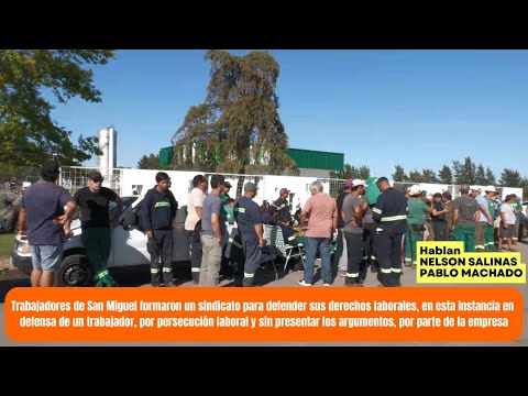 Trabajadores de San Miguel crearon sindicato en defensa de sus derechos laborales