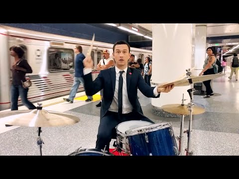 And Now, A Joseph Gordon-Levitt Subway Drum Solo