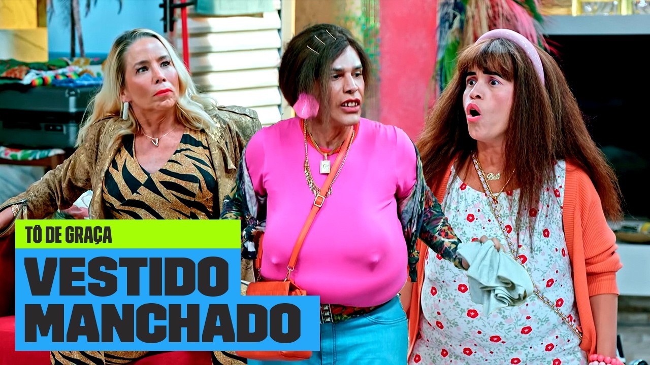 Graça MANCHA VESTIDO de Briti | Tô de Graça | 8 Temporada | Multishow