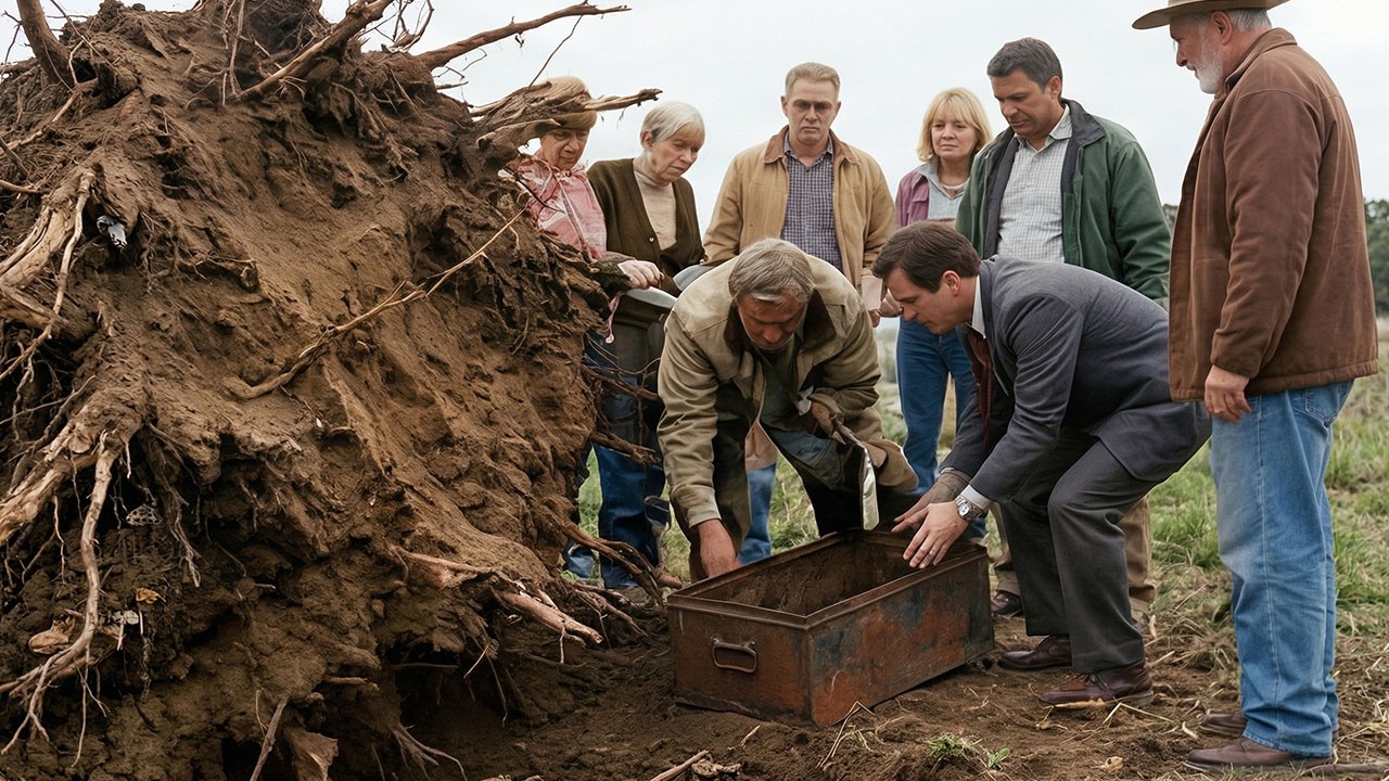 They bet $5,000 the Ford wouldn't pull the stump—but the roots exposed a hidden 100-year-old secret.