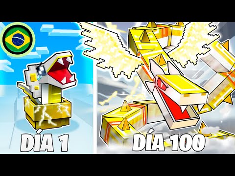 Eu Sobrevivi 100 Dias como um DEUS COBRA no Minecraft HARDCORE!