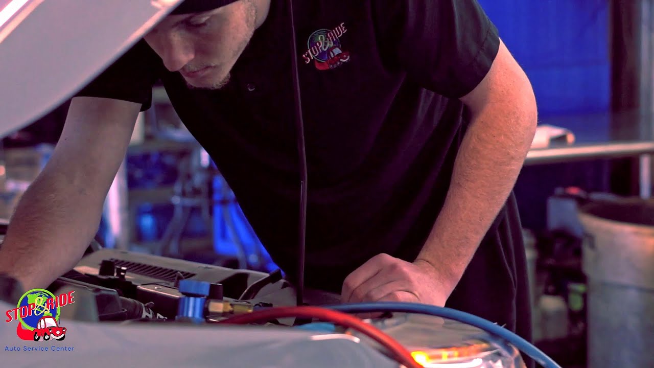 Stop n Ride mechanic commercial advertising shoot