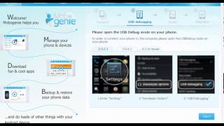 Mobogenie video tutorial - how to connect Android Devices 3.0-4.1