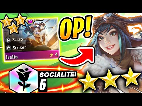 BROKEN ⭐⭐⭐ IRELIA (5 SOCIALITE)! - TFT SET 6.5 Guide Teamfight Tactics BEST RANKED Comps Strategy