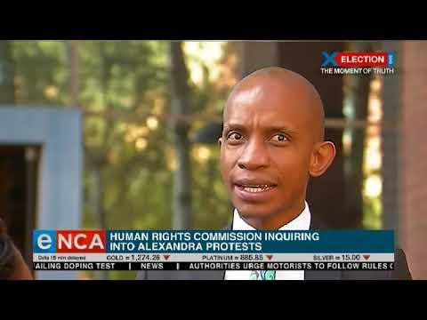 Human Rights Commission look into Alex protests