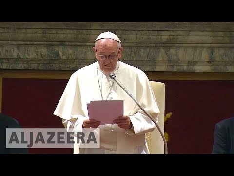 Pope addresses nuclear crisis at Vatican conference
