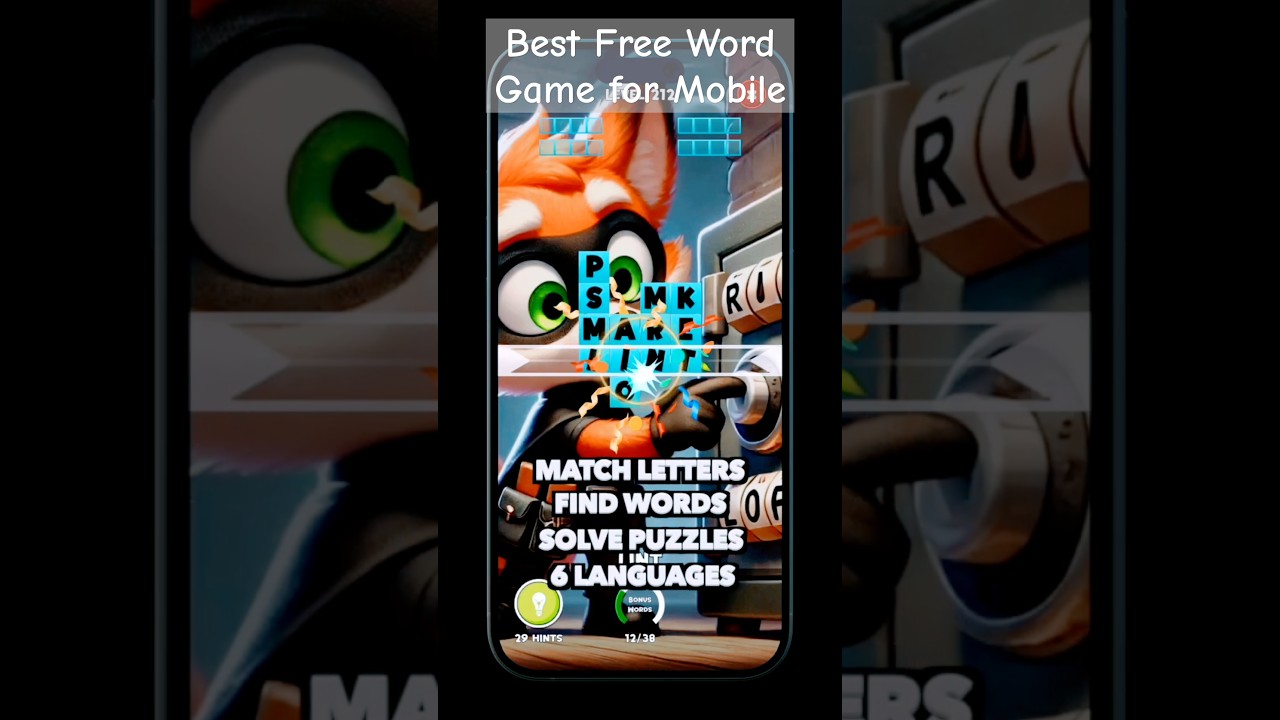 Rico the Fox - Best Free Mobile Word Puzzle #puzzle #games #word #gaming #mobile