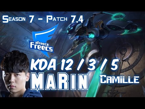 AFs MaRin CAMILLE vs RUMBLE Top - Patch 7.4 KR Ranked