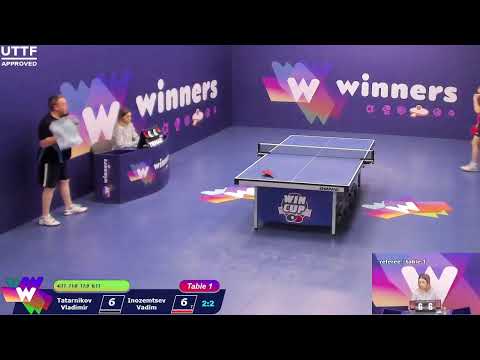 WINners CUP table 1 24.01 Tatarnikov Vladimir - Inozemtsev Vadim  17:00