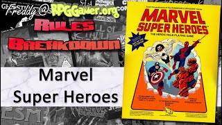 Marvel Super Heroes (TSR, 1984) | Rules Breakdown