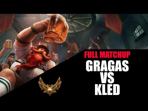 Gold III | Gragas vs Kled Top FULL Matchup