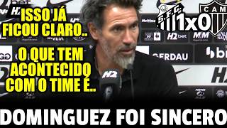 NÃO ESCONDEU DE NINGUÉM! EDUARDO DOMINGUEZ SOLTA APÓS DERROTA SANTOS 1 x 0 ATLÉTICO MG