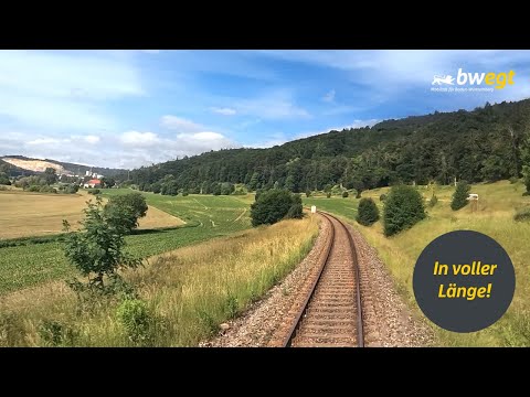 Führerstandsmitfahrt von Ulm nach Munderkingen mit bwegt