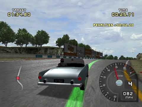 Ford Racing 2 Hard Walkthrough Part 3 - Ford Challenge: Living Legends - '55 Ford Thunderbird