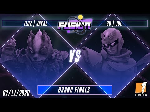 Fusion #10 - Iluz | Jakal (Wolf) Vs. 3D | Jul (Captain Falcon/Robin) - Grand Finals - Smash Ultimate