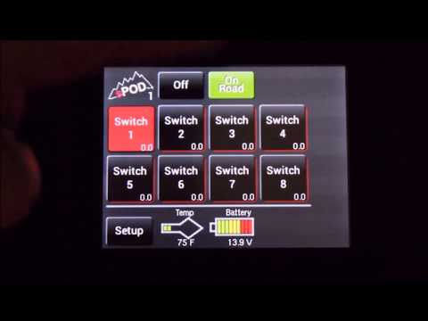 sPOD Touchscreen tutorial