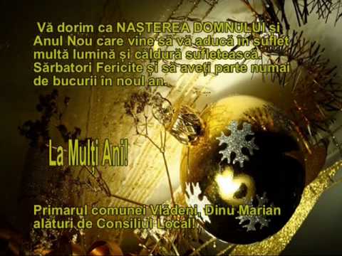 Felicitare Primaria Comunei Vladeni