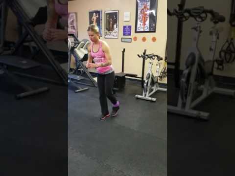 Every BODY's Fit "FIT Clip" 452 Video: Ankle Weight Single Leg Sqaut to Side Kick for Lower Body