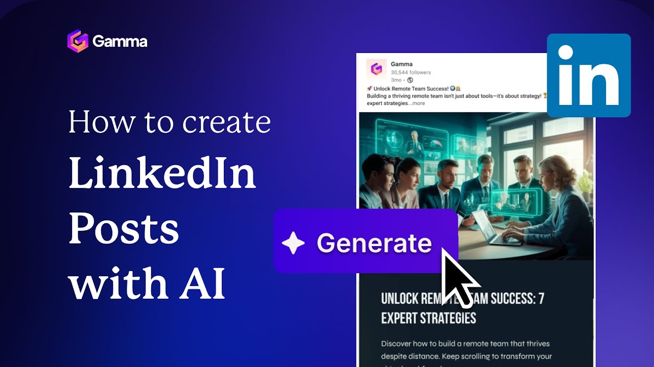 How to Create LinkedIn Posts with AI in Minutes!