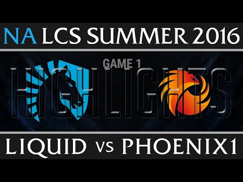 Liquid vs Phoenix1 Game 1 Highlights - NA LCS Week 3 Day 1 Summer 2016 - TL vs P1 G1