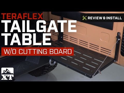 Jeep Wrangler Teraflex Tailgate Table (2007-2017 JK) Review & Install