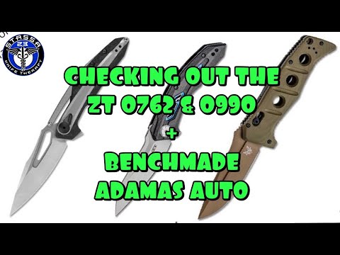 Checking out the Zt 0762 & 0990 and Benchmade Adams Auto at Jim's