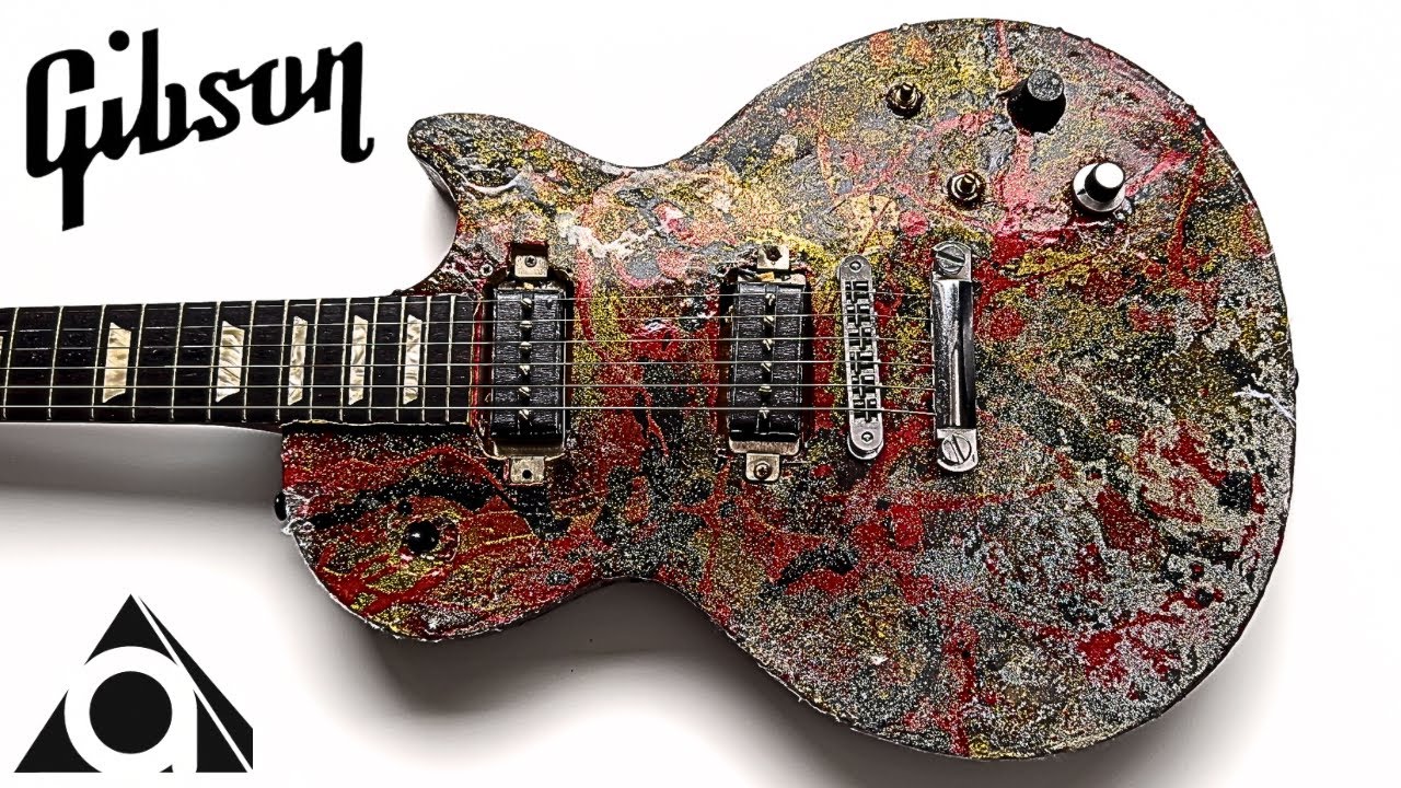 I rebuilt a guitar that had been mysteriously painted and badly modified