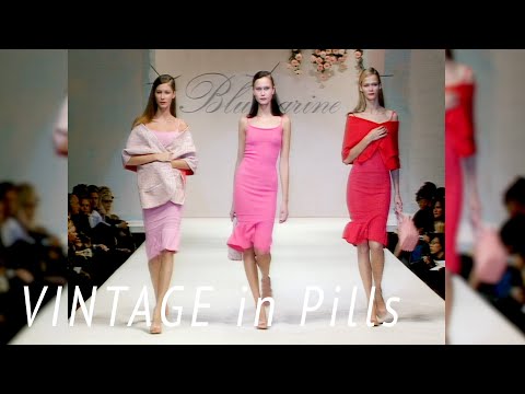Vintage in Pills BLUMARINE Spring 1999 Milan - Fashion Channel
