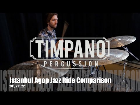 Istanbul Agop Jazz Ride Comparison: 20", 21", 22"