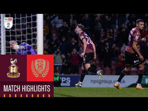 MATCH HIGHLIGHTS: Bradford City v Rotherham United