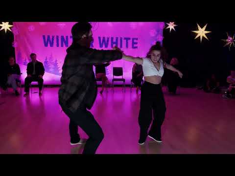 Jordan Frisbee & Laurena Houhou - Invitational Jack&Jill - Winter White 2024