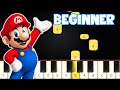 Super Mario Theme Beginner Piano Tutorial Easy Piano
