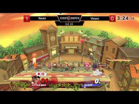 E2C Arena #1 Losers Semis – Naoto (Little Mac) vs. Vinson (Cloud)