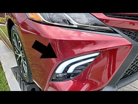 Toyota Camry 2018 SE/XSE - Oled Tube Fog Lights Upgrade - Installation Tutorial!