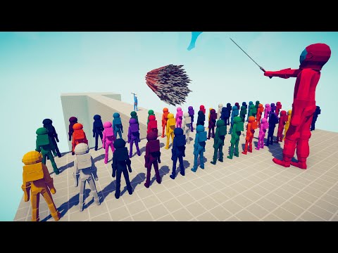 100x AMONG US UNIT + GIANT vs EVERY GOD Defend The Bridge ► Totally Accurate Battle Simulator TABS
