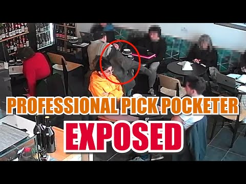 CAUGHT ON TAPE - Montreal PICK POCKET STEALS IPHONE 13