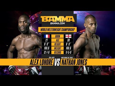 Alex Lohore vs Nathan Jones full fight
