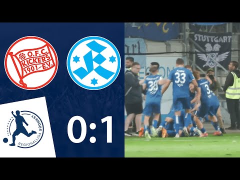 RLSW-Auftakt: Dicklhuber schießt die Stuttgarter Kickers zum Last-Minute-Sieg gegen den OFC!