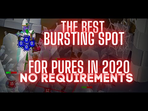 The Best Bursting Spot For 1 Def Pures - NO REQUIREMENTS - OSRS Bursting Guide