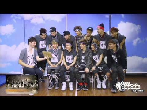 EXO Reacts to SBS PopAsia's EXO Rap